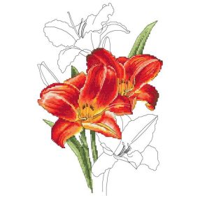 Z10320 Romantic lily 20x30 cm
