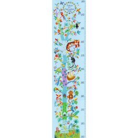XEJ10  Emily Johnston - Tropical Height Chart 25x102 cm