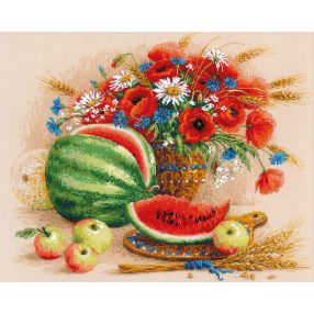 100-060 Still life with Watermelon 50x40 cm