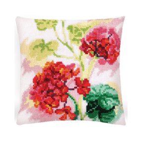 CDA5418 Piros muskátlik 40x40 cm