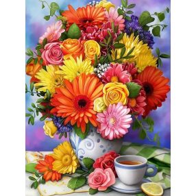 AZ1864 Summer bouquet 40x30 cm