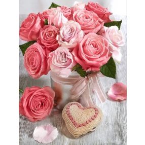 AZ1880 Bouquet Notes of love 40x30 cm
