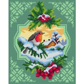 3257H Karácsonyi madárka 24x30 cm