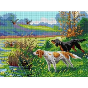 3263J E.Petit - Vadkacsák 30x40 cm