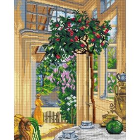 3176M J.Mehoffer-Napsütés májusban 40x50 cm