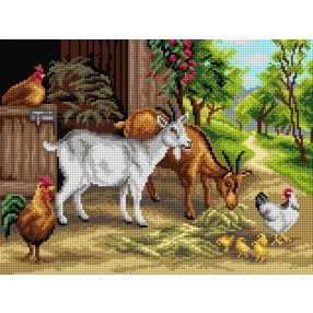 3228J Kecskék 30x40 cm