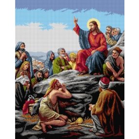 3221R C.H.Bloch-Szentbeszéd a hegyen 55x70 cm