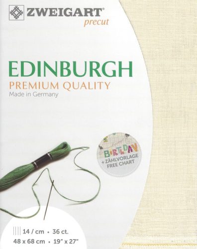 Zweigart Edinburgh 3217-222 36ct 48x68 cm
