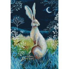 m611 Hare by Night 25,5x36 cm