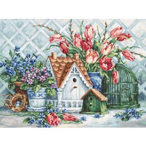 B2395 Madáretetők 38x28 cm