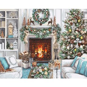 B2394 Christmas Interior Design 42x34 cm