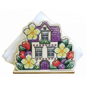 SO042 Napkin holder Little House 13x11 cm