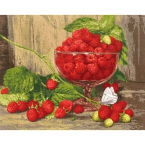 sm034 Raspberries 30,5x38,5 cm