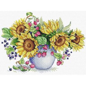 SM611 Sunny bouquet 24x18 cm