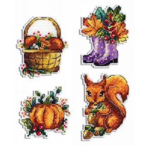 SR580 Seasons Autumn Magnets 7x8 cm