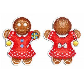 SR583 Mézeskalács lány 9x12 cm