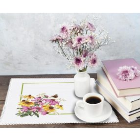 ZU10469 Napkin with flowers 45x45 cm