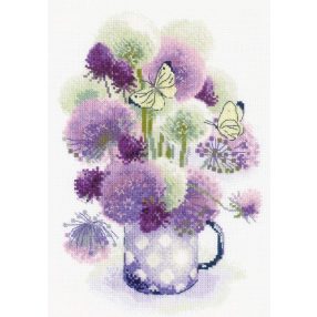 1974 Purple Allium 21x30 cm