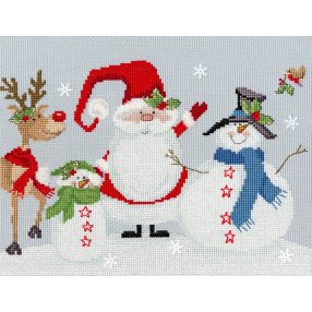 XKTB02 Karen Tye Bentley - Snowy Friends 26x20 cm