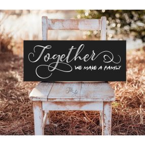 2066 Together we make a family black 