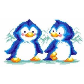 SKN412 Penguins 13x24 cm