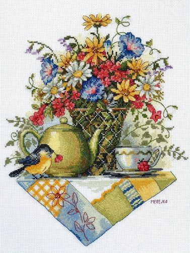 SK198 Vadvirág tea 29x23 cm