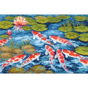 SANK-49 Koi carps 33x22 cm