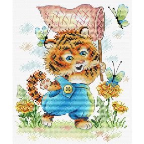 SM621 Striped hunter 22x18 cm