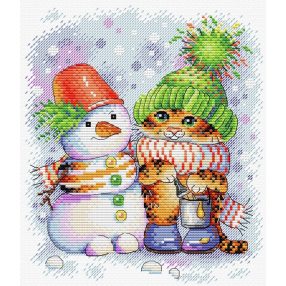 SM620 Striped winter 21x18 cm