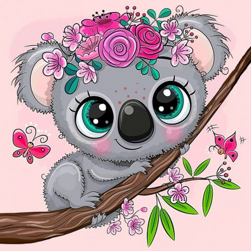 WD2529 Pici koala 20x20 cm