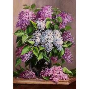 WD2663 A bouquet of lilacs 50x70 cm