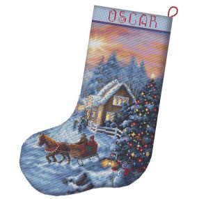 Leti 8011 Christmas Eve Stocking 24,5x37 cm