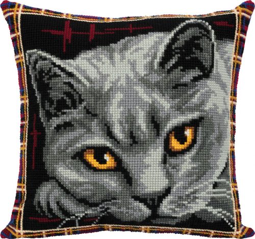 pan-7122 Brit macska Cat 40x40 cm