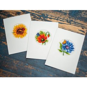 PN-0147922 Summer flowers set of 3 10,5x15 cm