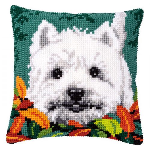 PN-0170288 Westie a levelek között 40x40 cm