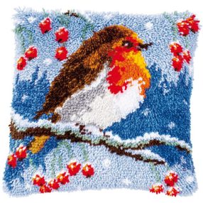 PN-0186012 Red robin in winter 40x40 cm