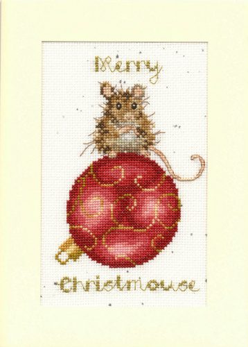 XMAS50 Hannah Dale - Merry Christmouse 10x16 cm