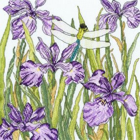 XFY03 Fay Miladowska - Iris Garden 26x26 cm