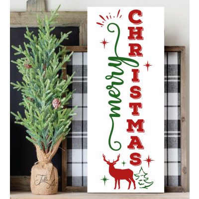 2111 Merry Christmas 40x20 cm (fa)