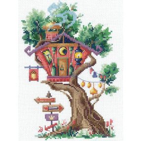 SAND-24 Houses in the trees-Guest 12x18 cm