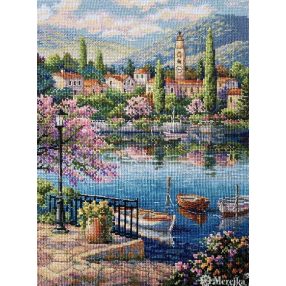 SK204 Village Lake Afternoon 21,5x28,5 cm