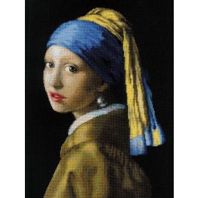 100-063 Lány gyöngy fülbevalóval -  J. Vermeer 30x40 cm