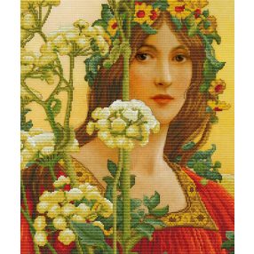 nc650-041 Our lady of cow parsley 40x47 cm
