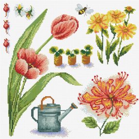 nc540-045 Garden Sampler 1. 29,7x29,7 cm