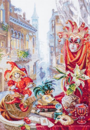 ci-528-555 Carnevale di Venezia - Velencei karnevál 30x45 cm