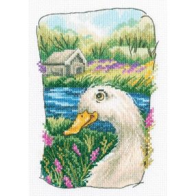 c341 Grandmother's Old Garden - Goose 12,5x17 cm