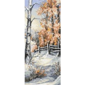 Z10479 Winter birches 25x58 cm