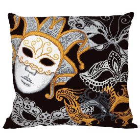 ZU10693-01 Venetian masks 40x40 cm