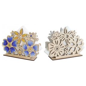 SO044 Napkin holder. Flower meadow 15x11 cm