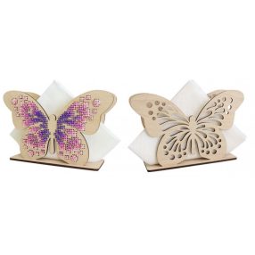 SO043 Butterfly Napkin holder 15x10 cm
